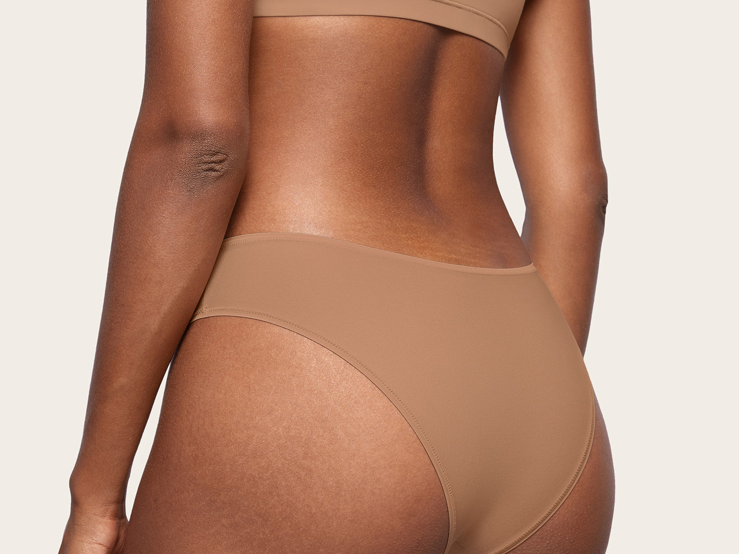 Women's Cheeky High Cut Bikini 3 Pack Natural (3pack)
