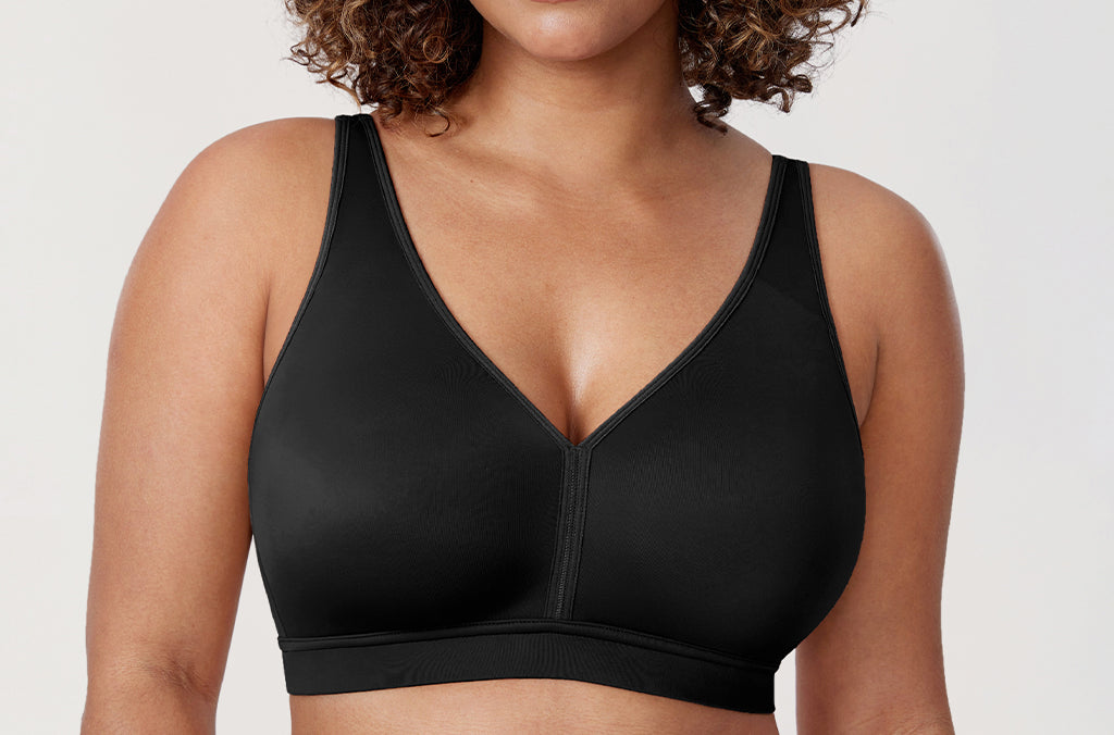 Women's Full Coverage Wireless Unlined Bra Rose White