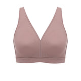 Women's Full Coverage Wireless Unlined Bra Gravel Beige