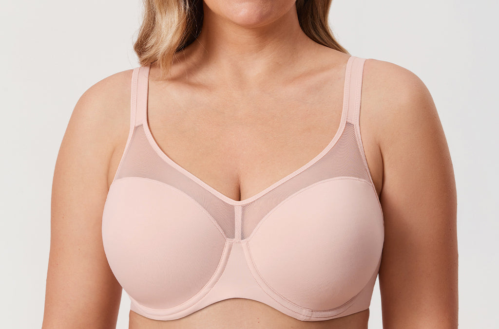 Women's Natural Shape T-shirt Bra Gentle Rose