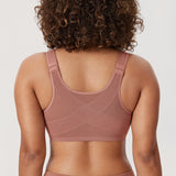 Women's Plunge Back Posture Bra Vintage Rose @model_info:V2