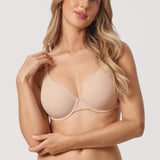 Women's Everyday Plunge Underwire Bra Beige
