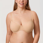 Women's Everyday Underwire Balconette Bra Warm Beige
