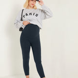 Women's Super High Waist Maternity Leggings 25" True Navy