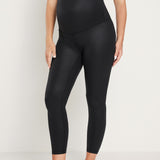 Women's Super High Waist Maternity Leggings 25" Olive Green