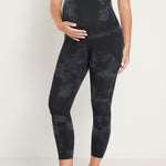 Women's Super High Waist Maternity Leggings 25" Plum Magenta
