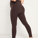 Women's Super High Waist Maternity Leggings 28" Red Merlot